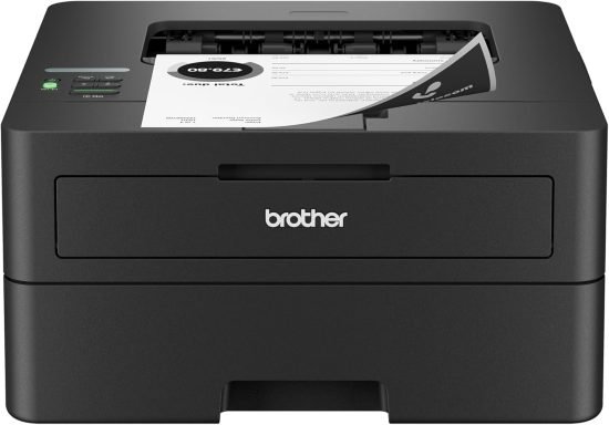 Brother HL-L2460DW Wireless Compact Monochrome Laser Printer with Duplex, Mobile Printing, Black & White Output | Includes Refresh Subscription Trial(1), Works with Alexa | Compact Wireless Monochrome Laser, Automatic Duplex, Ethernet and USB and WI-FI, Mobile Printing, Starter Toner ~700 Pages