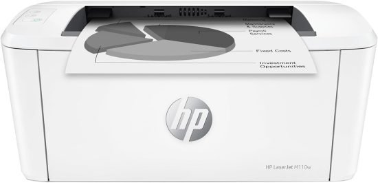 HP LaserJet M110w Wireless Black & White Printer, Print, Fast speeds, Easy Setup, Mobile Printing, Best-for-Small Teams